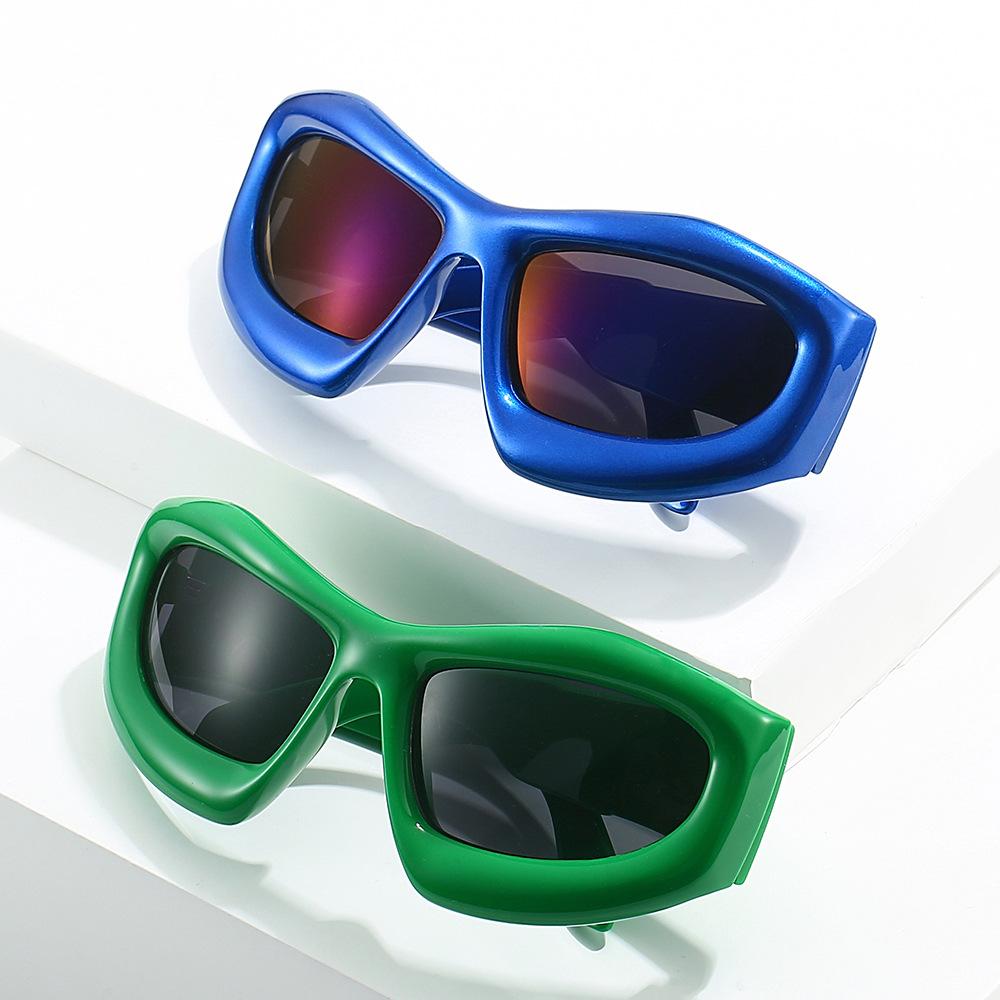Personalized Bubble Sunglasses Hip Hop Concave Sunglasses Trendy Sunglasses