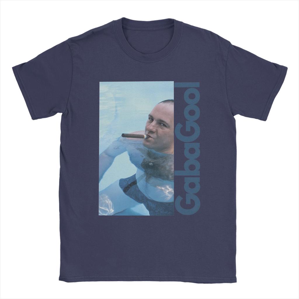 Summer Gabagool Tony Soprano Trendy Cool T Shirts Cotton Tee Shirt for Unisex Y2K Casual Pattern Short Sleeve Clothing