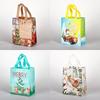 Non-Woven Tote Bag Non-Woven Snowman Gift Holder Cartoon Santa Bag Printed Christmas Packaging Bag For Christmas Eve Family