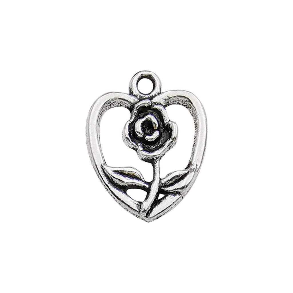 Alloy Flower DIY Jewelry Accessories for Necklace, Bracelet, Key Pendant