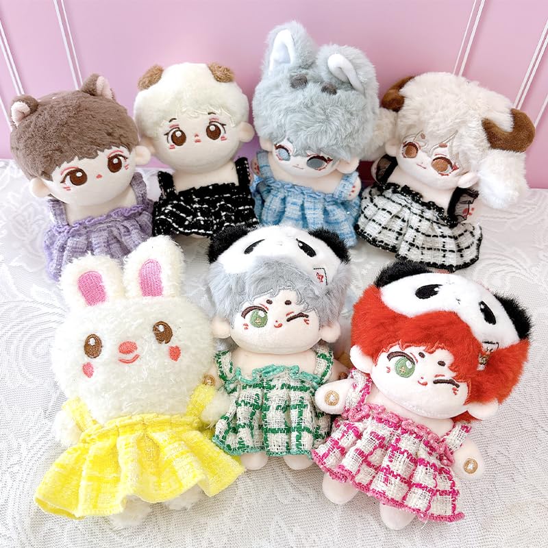 [Plushie Clothes] Tweed Dress for Plush Toys [For 10-15cm Dolls] Lavender G.triger Oshi-Nui (Plushie) [Product]