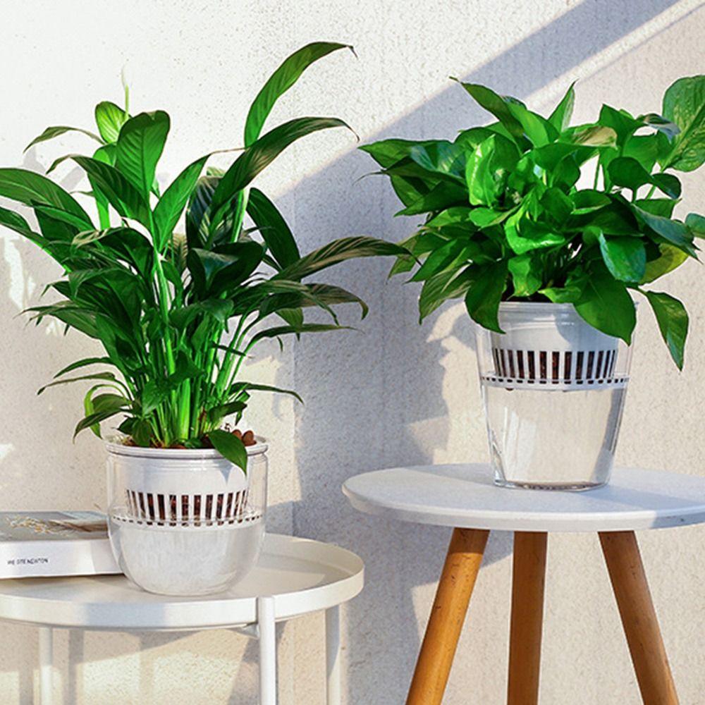 Selbstbewässernder Hydrokultur-Pflanztopf inklusive Liner-Erde-Blumentopf Neuer Topfblumentopf