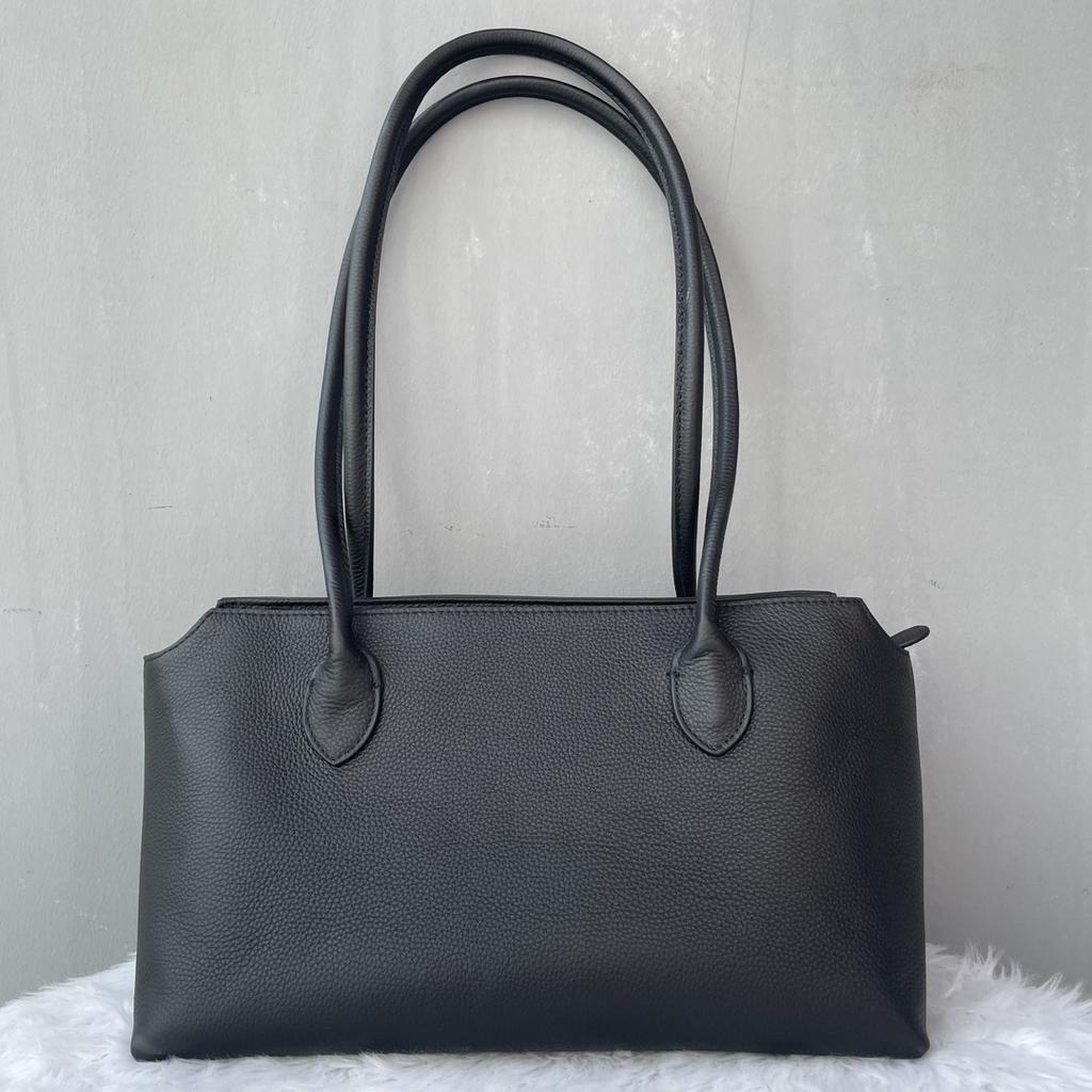 Niche Row Bag Leather Women's Bag Minimalist Style Large Capacity Tote Bag Shoulder Bag Armpit Bag Tote Handbag