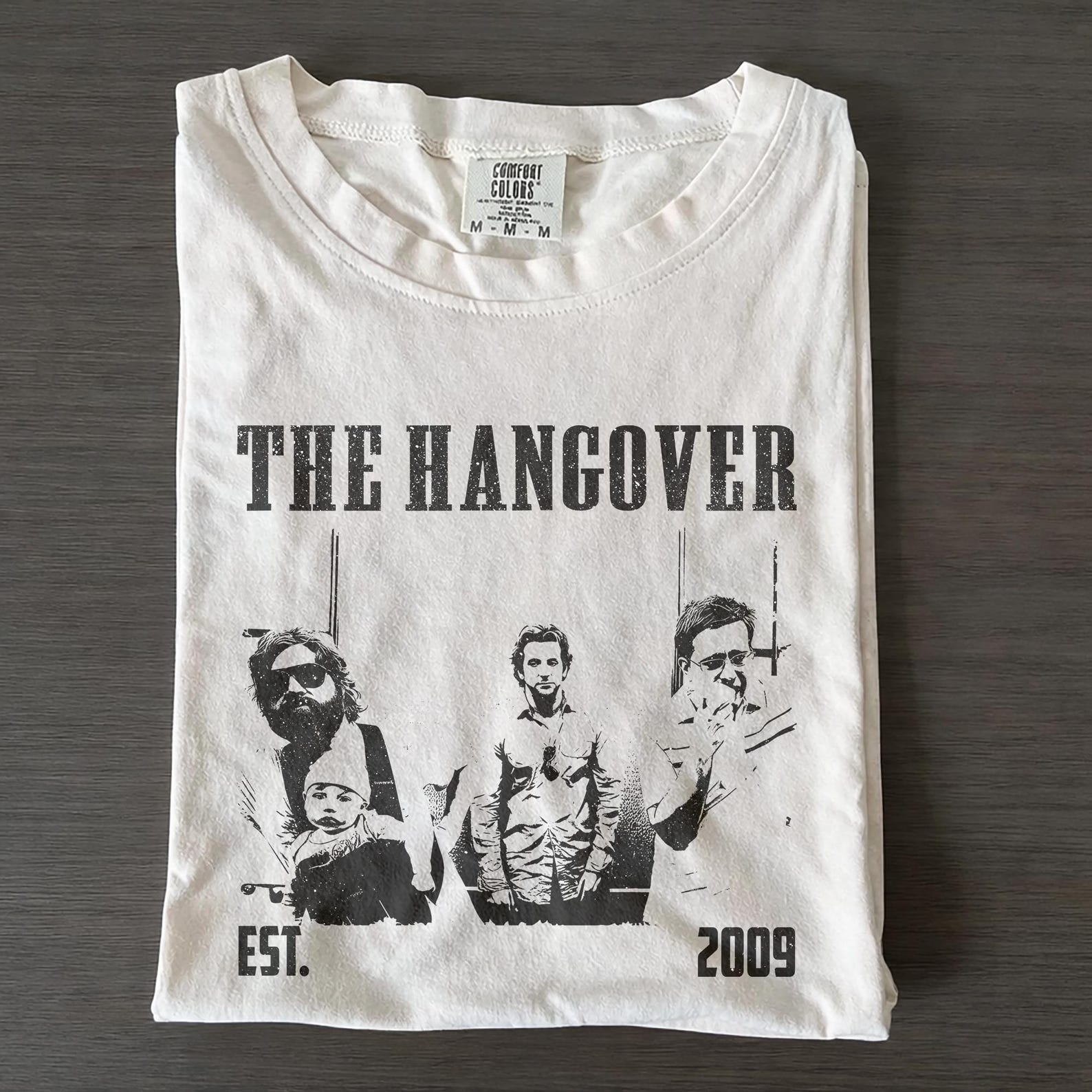 The Hangover Movie Shirt, Comfort Colors Vintage Film Tee S