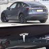 For Tesla Model 3 Model Y Car Logo Badge Car Front Grille Rear Trunk Emblem Head Front Rear Boot Tailgate Sticker Auto Accessory
