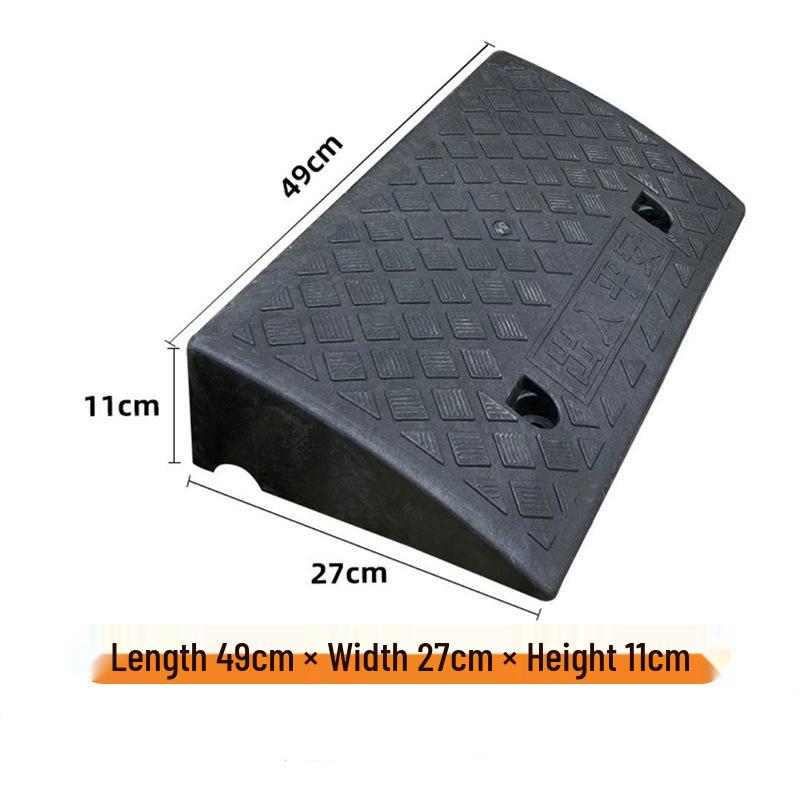 Non-Slip Plastic Curb Ramp for Cars and Stairs