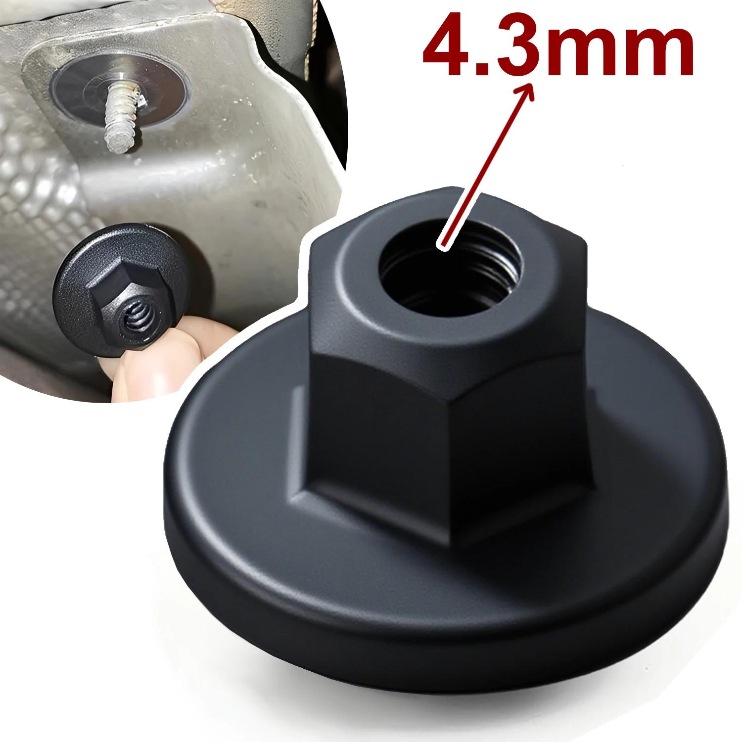 Splash Shield & Fender Liner Grommet Nut Clip for BMW X3 X5 X6 Underbody Shield Retainer Self Tapping Screw Fastener Grommet Nut 0.43cm&10pcs
