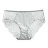 1PC Women Underwear Panties Milk Silk Briefs Plus Size High Waist Lace Breathable