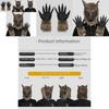Scary Wolf Mask With Fur Gloves Perfect For Halloween Costume Parties And Cosplay Events