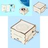 Wooden Assembly Hand Cranked Music Box Children Puzzle Toy Set For Learning And Play