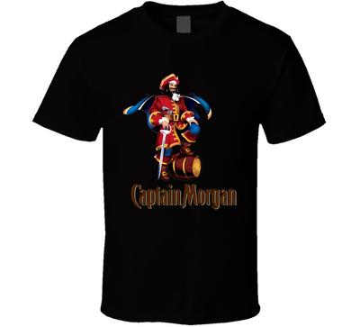 Tricou Unisex Căpitan Morgan Negru
