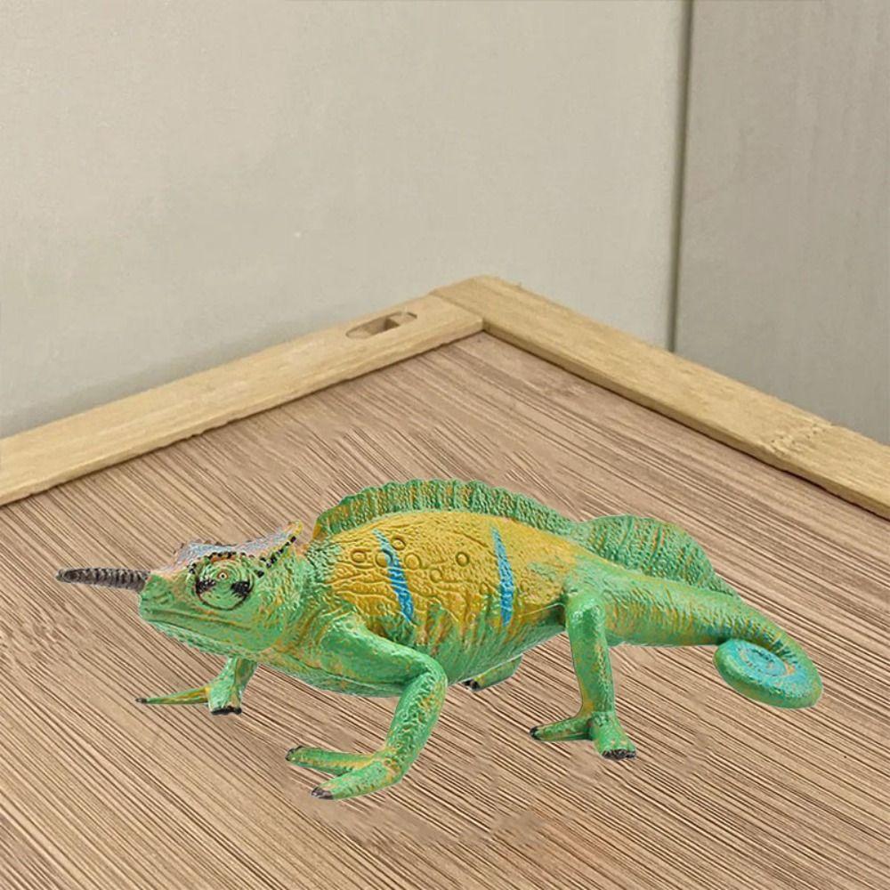 Statue Lizard Action Figures PVC Reptile Amphibious Figurines Children Gifts
