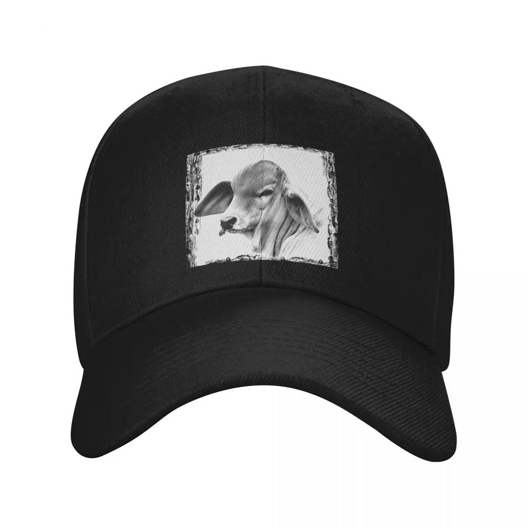BRAHMAN CALF PORTRAIT WALL ART Baseball Cap sailor cap for men Sun Cap Men Luxury Brand Womens