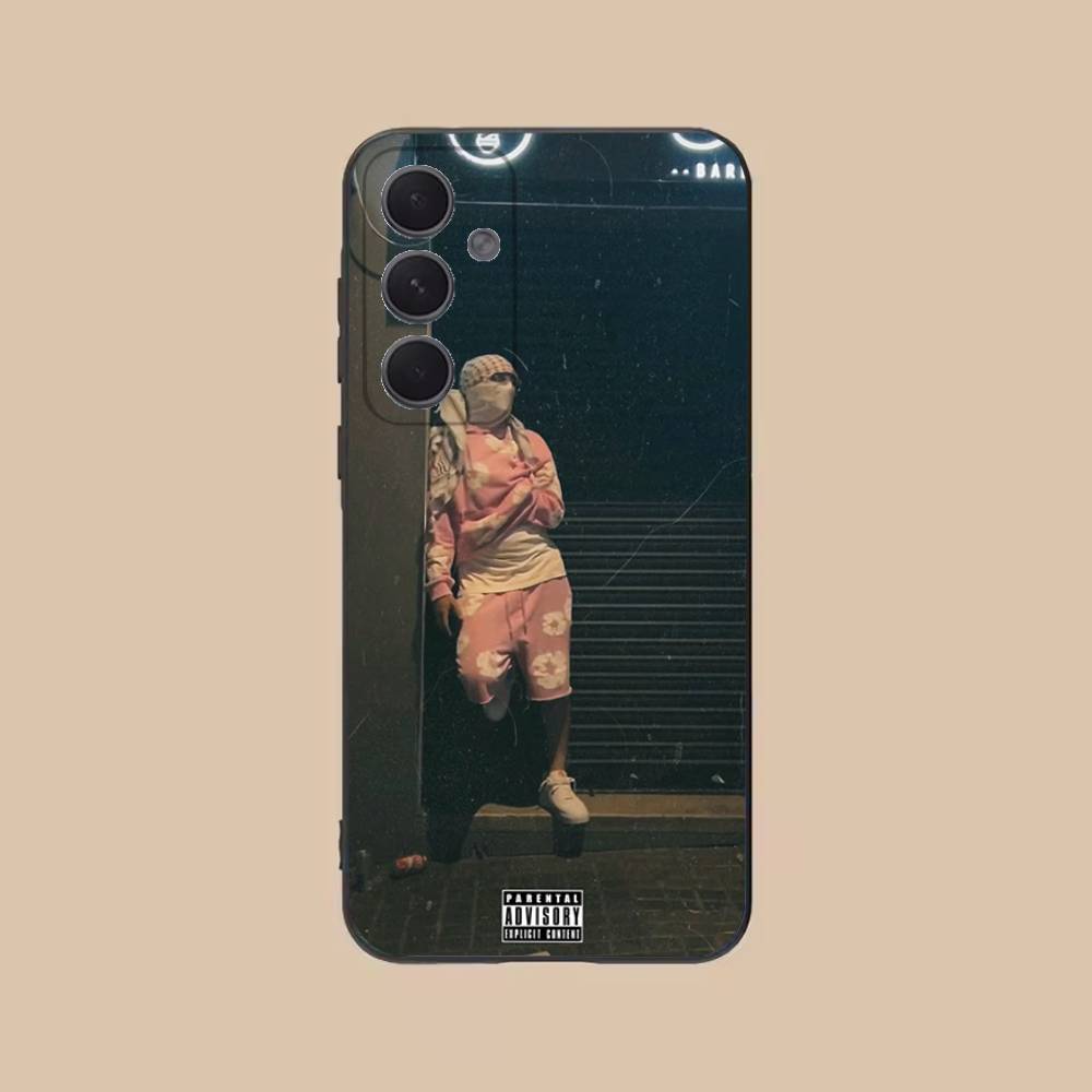 Rapper B-BENY JR Phone Case For Samsung S25,24,21,22,23,20,S30,Ultra,Plus,Fe,Lite,Note,5G Black Cover