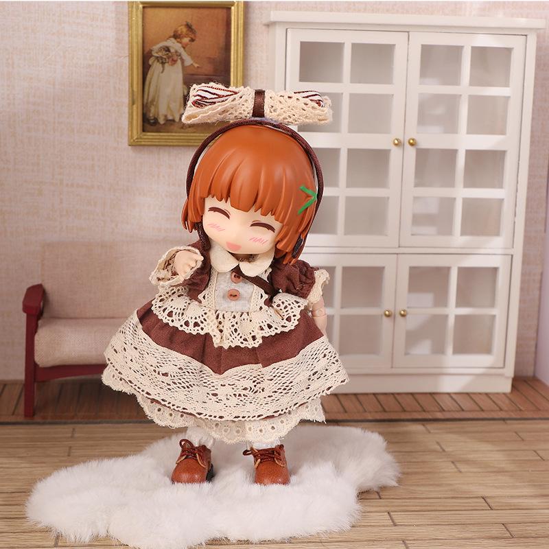 Halle Animation Ob11 Doll Coffee Candy Outfit, Fits 12-Point BJD