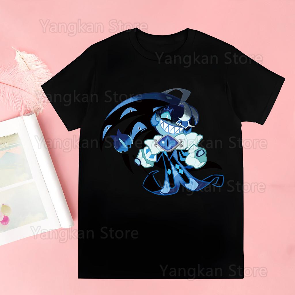 

Футболка Печенька-Тень Повседневная футболка с коротким рукавом и круглым вырезом Женская одежда 4XL