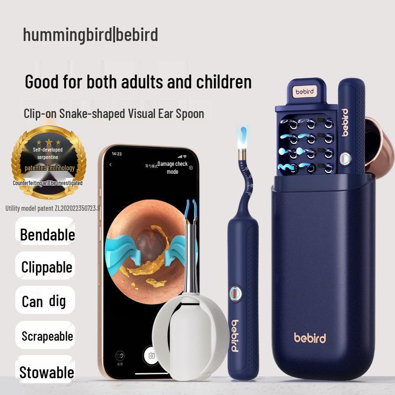 HD Camera Earwax Remover - Luminous Smart Visual Ear Pick for Adults & Kids