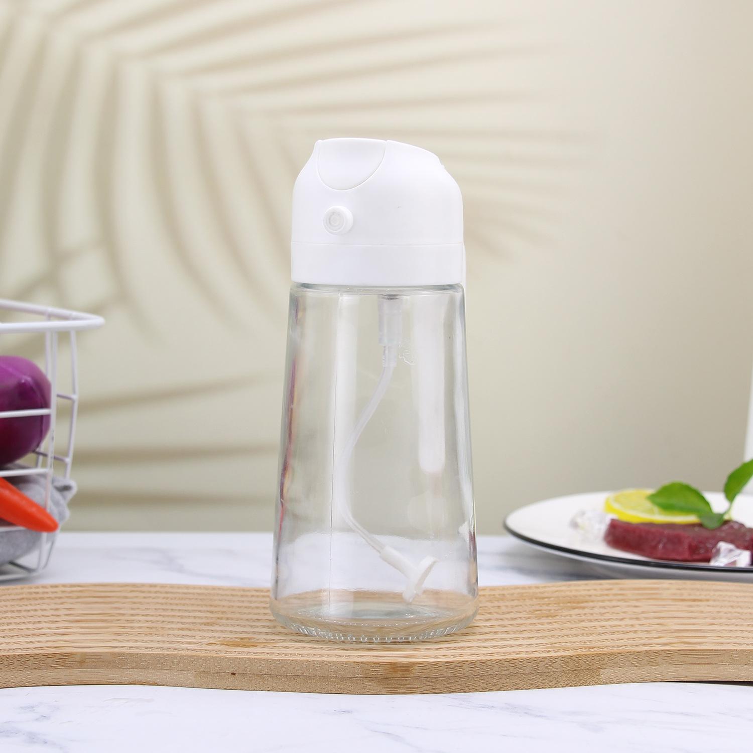 Портативный распылитель для масла, распылитель и дозатор 2 в 1, бытовой кухонный стеклянный распылитель масла, распылитель для уменьшения жира, волшебный инструмент