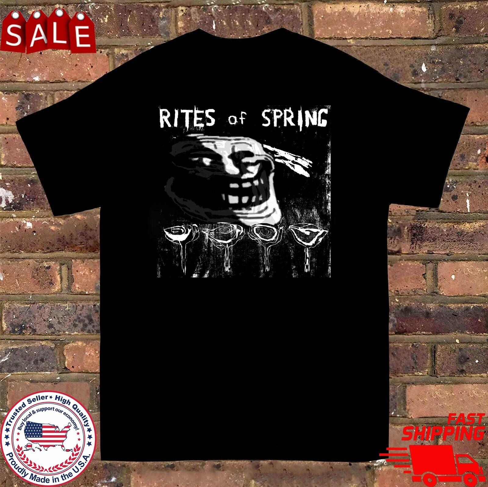 RITES of SPRING Группа Черная Полный Размер Подарок Смешная Футболка Унисекс BL1355 3XL