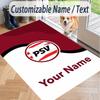 Custom Text Printed Rug PSV Eindhoven FC Non Slip Floor Carpet For Home Room Decor