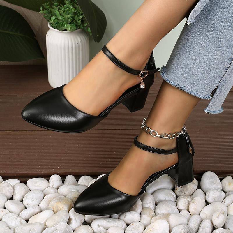 Spring Summer Fairy Style Thin-Strap High Heels Bowknot with Golden Buckle Comfortable Versatile