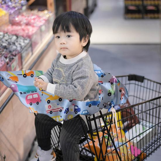 Kleinkinder Einkaufswagen-Polsterhülle Baby Hochbeinige Esszimmerstuhl Sitzbezug Protektoren für Kleinkinder Kinder Sitzbezug Tragbare Schutzpolster Abdeckung Hoch