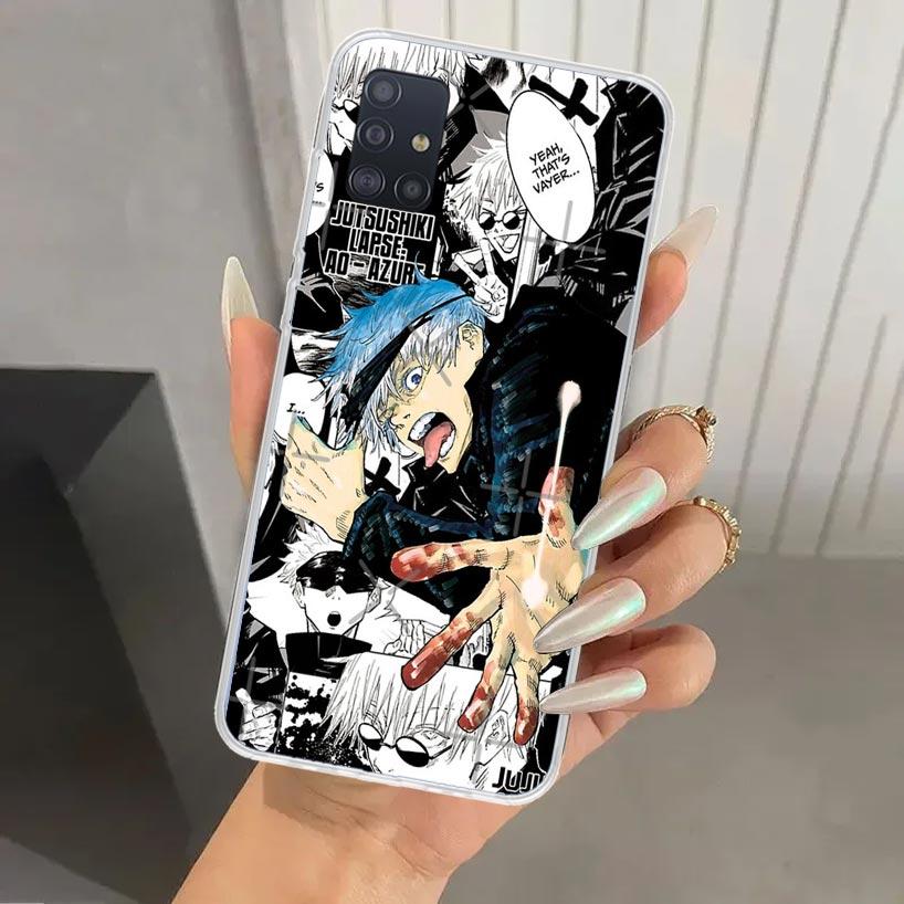Jujutsus Japan Anime Phone Case for Samsung Galaxy A52 A32 A22 A12 A02S A50S A30S A10S Note 20 Ultra 10 Plus S10 A31 A20 A71 A72