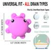 1pc Bathtub Overflow Drain Cover for Tub Rubber Soak Bath Overflow Drain Cover Bathroom Spa Accessories Adds Inches Water