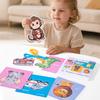 Handmade Paper Cut Set Kids Craft Toys DIY Colorful Paper Cutting Folding Toys for Early Art Development Fine Motor Skills
