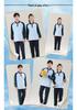 Qingyuan Schuluniformen - Cooles Sorona-Gewebe, Antibakteriell & Feuchtigkeitsableitend, Kurzarm & Shorts für Jungen & Mädchen.
