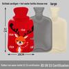 Old-Fashioned Rubber Hot Water Bottle for Stomach Warming