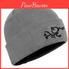 Embroidered Knit Hat With Windproof Breathable Warmth For Outdoor Activities