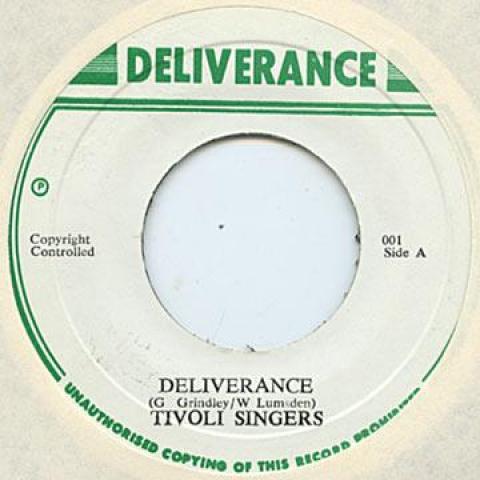 

7inch Record TIVOLI SINGERS - Deliverance / Version Deliverance 1979 Jamaica Reggae, Ska & Dub