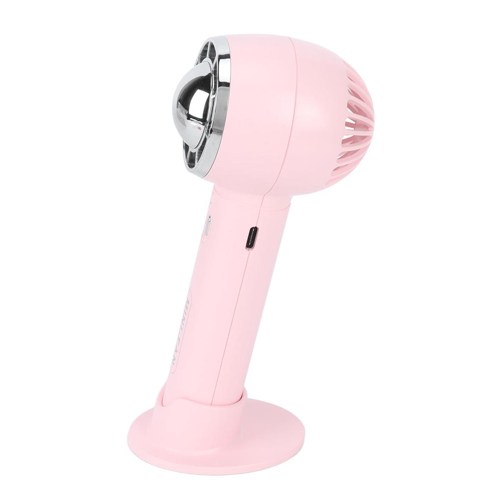 Handheld Fan 3 Speeds USB Charging Strong Wind Lightweight 1200mAh Battery Portable Fan Handheld for Office Travel