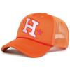 Unisex H Letter Embroidery Baseball Net Caps Spring And Summer Outdoor Adjustable Casual Hats Sunscreen Hat