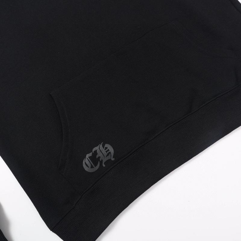 807 CHROME HEARTS 2025 Autumn and Winter New Plus Size Classic Style Logo Hooded Sweatshirt, Suitable for Couples to Wear