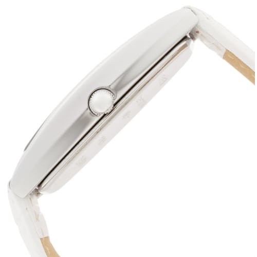 Frank Miura FRANKMIURA Watch, Unit Zero, Commemorative Model for 400 Undefeated Greco-Roman Fights, Leather Strap, White, FM00K-W