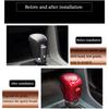 For Honda Civic 10th 2016-2019 Gear Shifting Knob Cover ABS Carbon Fiber CVT Automatic Transmission Lever Trim Car Accessories