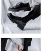 2025 Spring Youth Round Toe Low Heel Lace-up Casual Leather Work Shoes