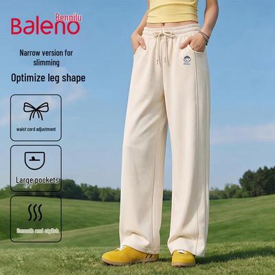 Baleno Women's Autumn Slimming Straight-Leg Casual Pants