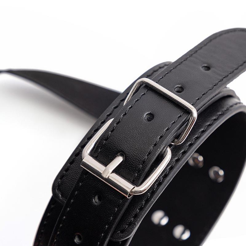 Explosions sm props pu anti-back handcuff collar connected to set-up alternative adult products.