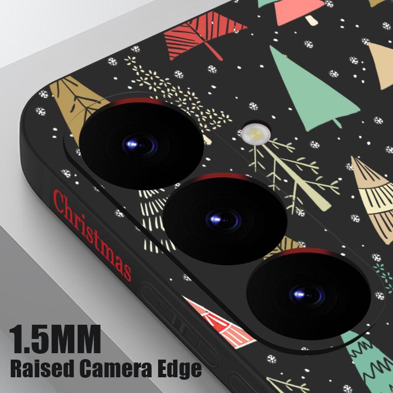 Christmas Phone Case For Samsung Galaxy A56 A17 A26 A16 A36 A55 A54 A53 A15 S24 S25 FE S25 S22 S23 Ultra Shockproof Lanyard Cover