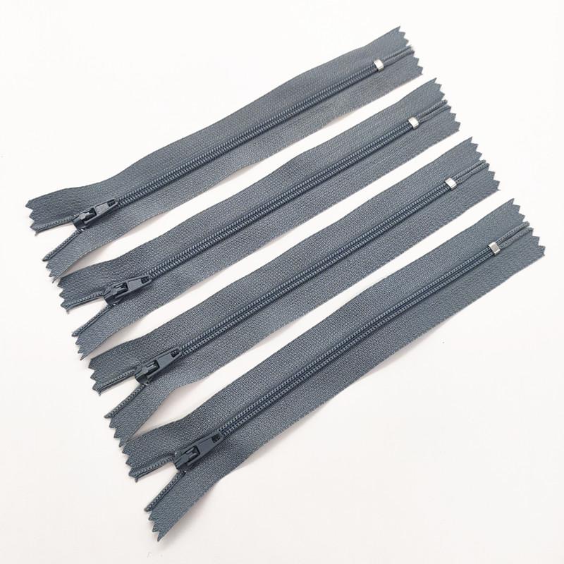 10Pcs  3# 7.5Cm-60Cm (3-24 Inches) Closed Nylon Coil Zipper  Suitable For Clothes 20 Colors Zippers For Sewing