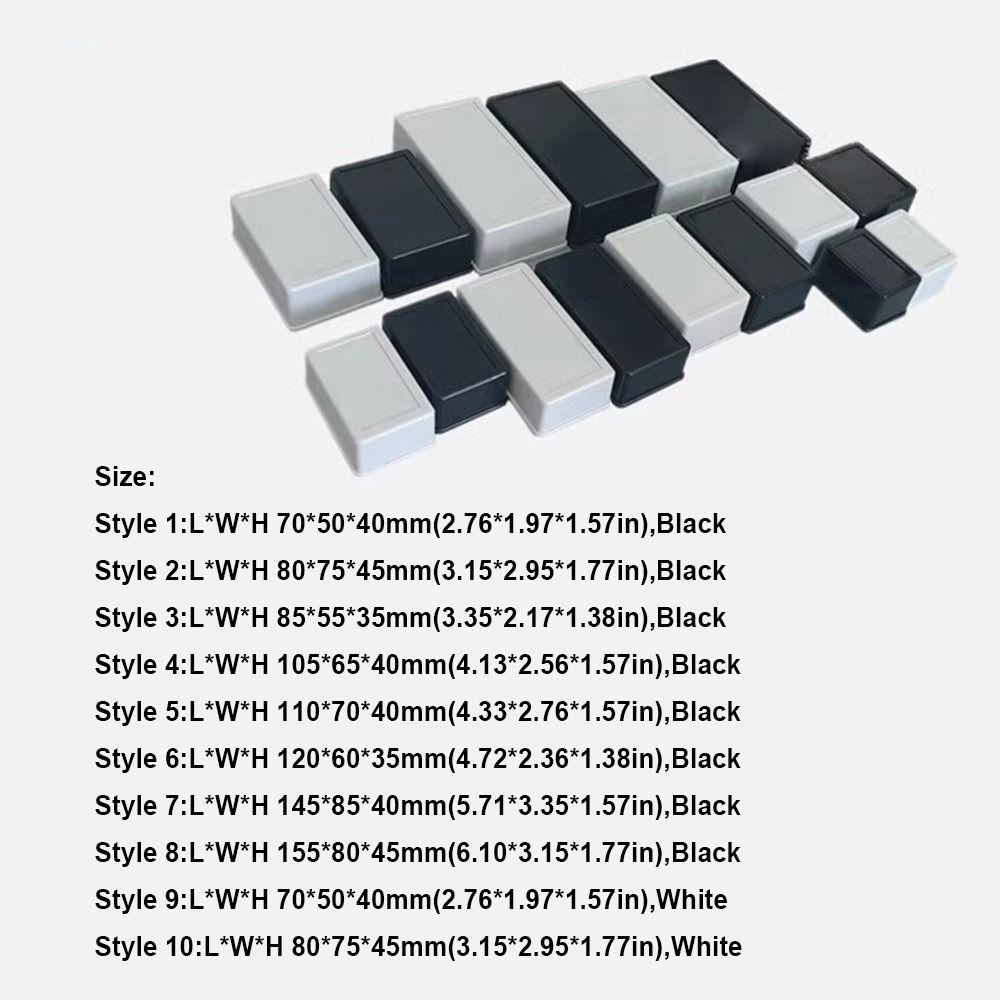 ABS Plastic Project Enclosure Boxes Waterproof Housing Instrument Case  Electronic Supplies