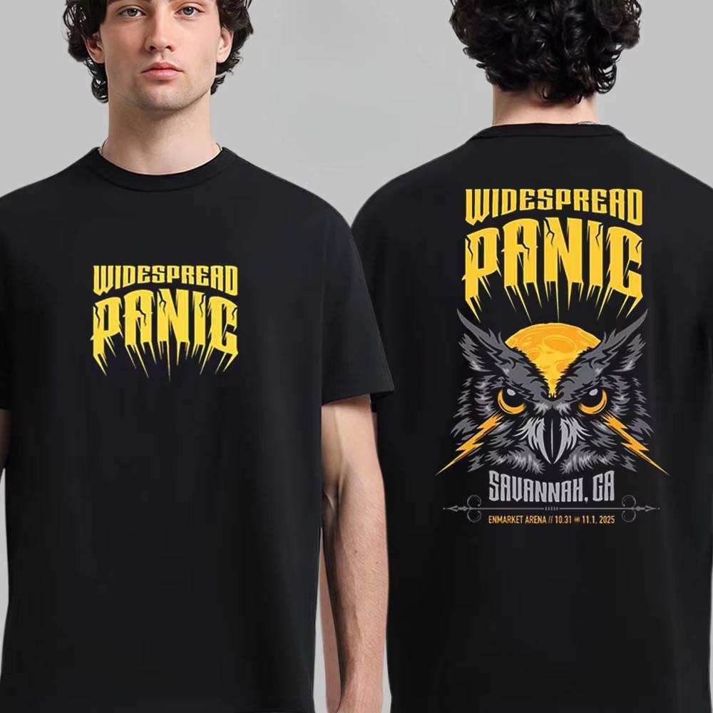Widespread Panic Retro Psychedelic Creature Graphic Tee Rock Band Streetwear Casual Unisex Top For Unisex Unisex