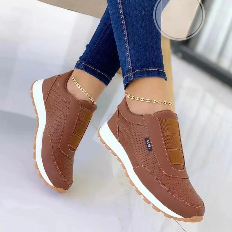 New Women s Sneakers Fashion Platform Women Running Shoes Soft Comfort Walking Shoes Non-slip Women Sport Shoes 36