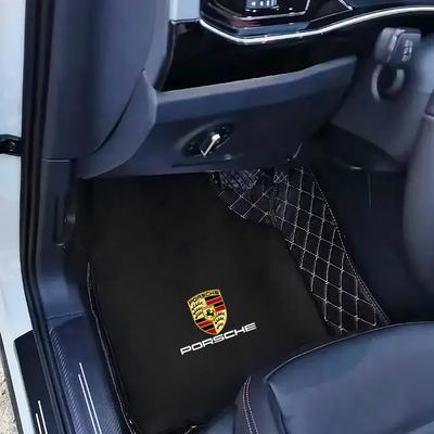 Autokoberce Přední Zadní Kobercové Protiskluzové Ochranné Podložky Pro Porsche Panamera Cayenne Taycan 911 718 Macan Carrera-GT 928 968