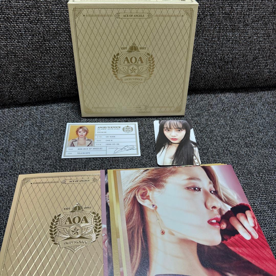 

[USED] AOA ANGEL S KNOCK Album Shin Hyejung Trading Card Included