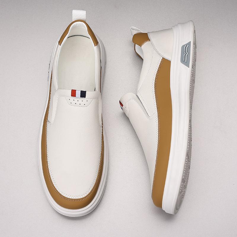 Fashion Fashion Flat Designer Oxford Shoes Men Thick-soled Casual Shoes Classic Muffins Outdoor Walking Shoes Lightweight Driving Shoe