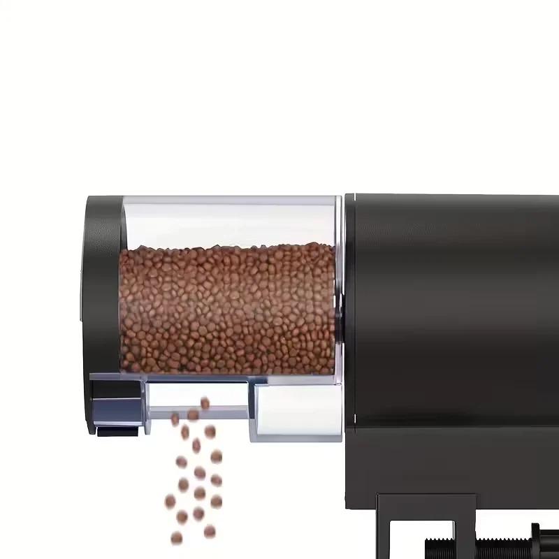 1Set Timed Feeding Device, No Battery, Equipped with A Stand, Automatic Feeding of Aquarium Fish Food, 12/24-hour Timed Feeding